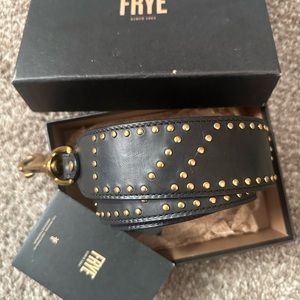 Frye  Studded crossbody Strap. NWT
